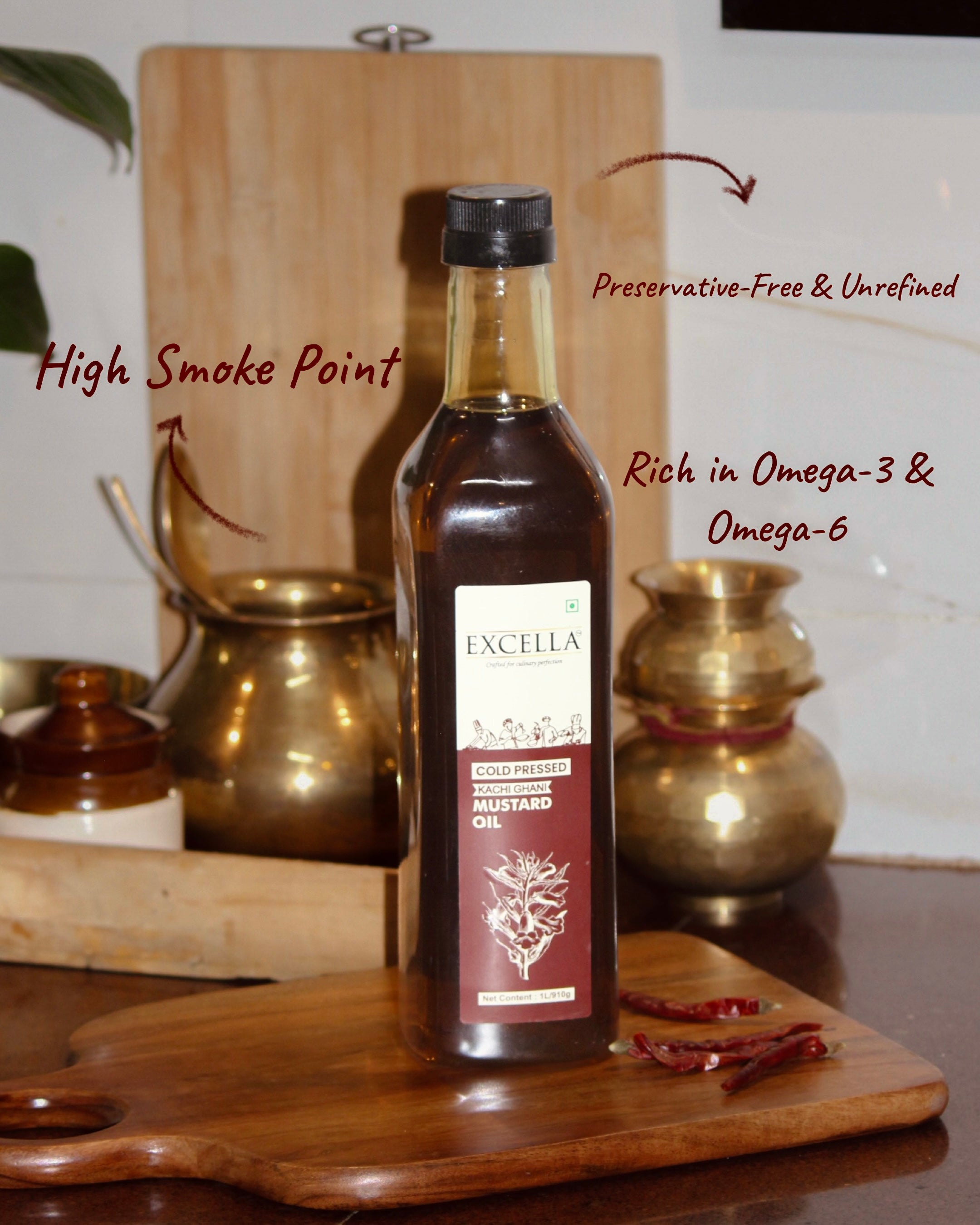 Cold Pressed Black Mustard OiL - 1 Litre