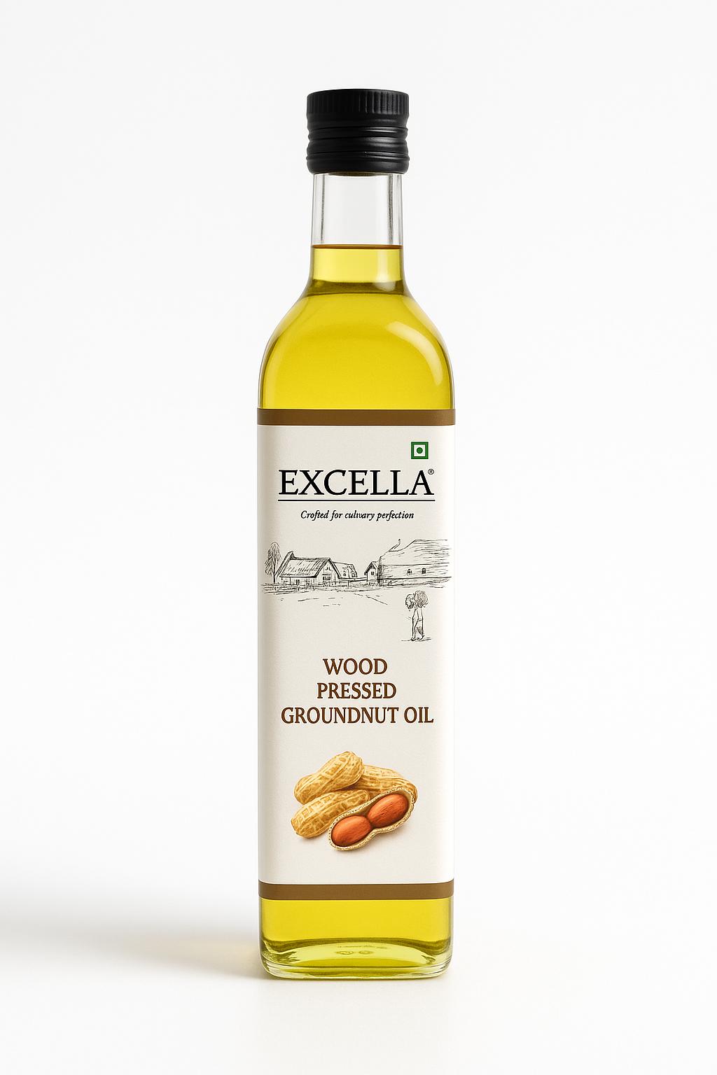 Wood Pressed Groundnut Oil