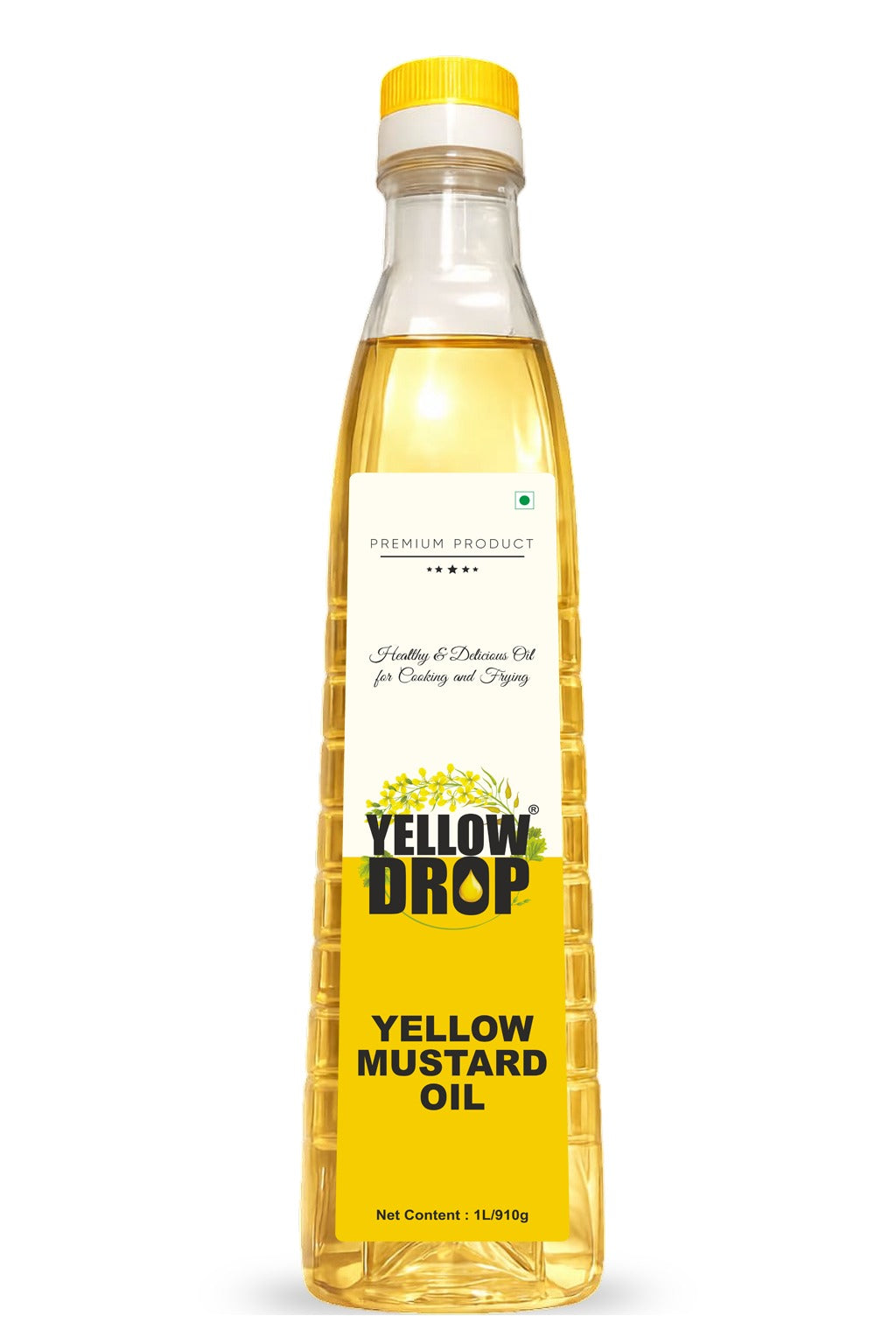 Yellow Drop Yellow Mustard Oil - 1 Litre