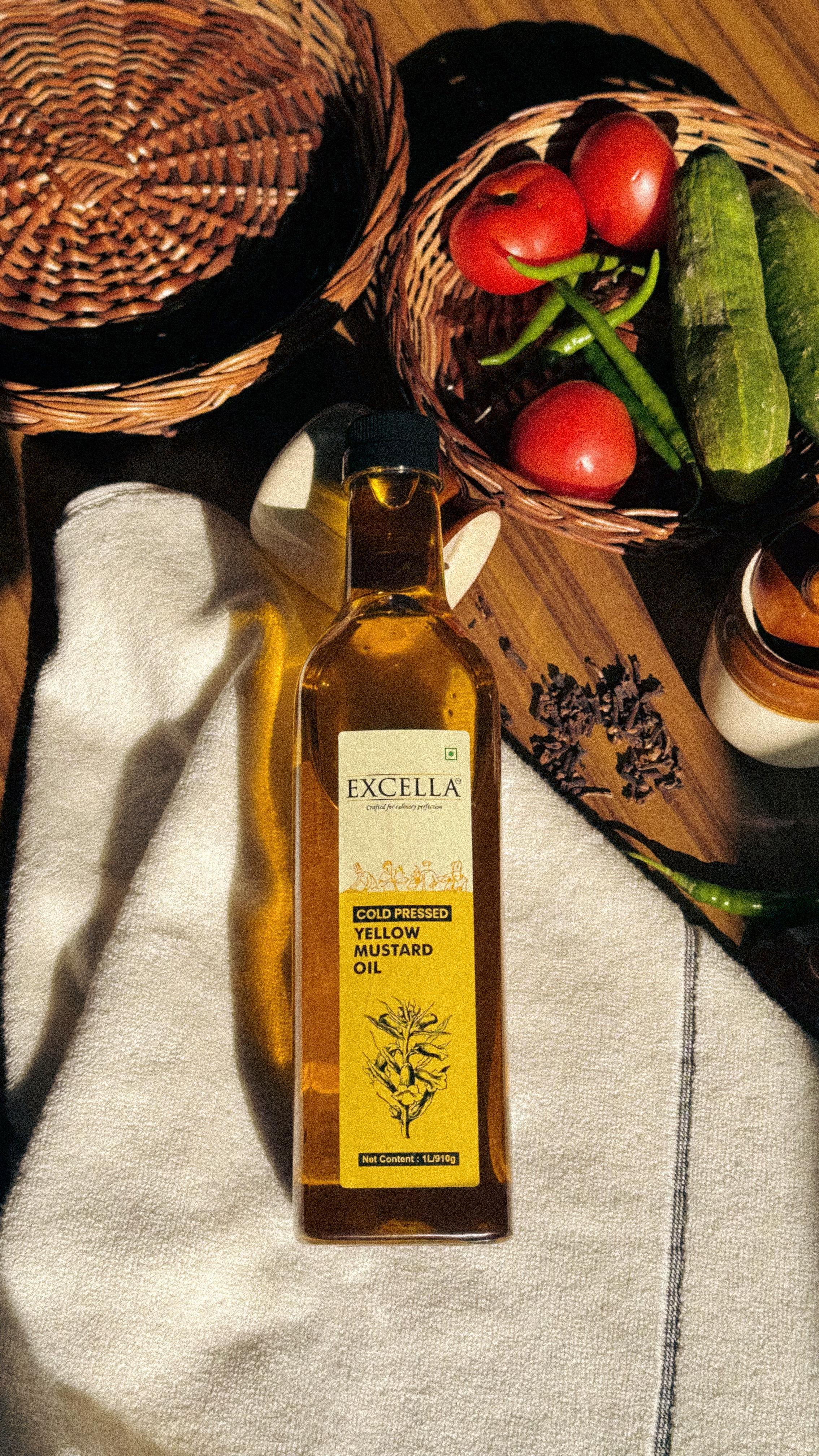 Cold Pressed Yellow Mustard Oil - 1 Litre