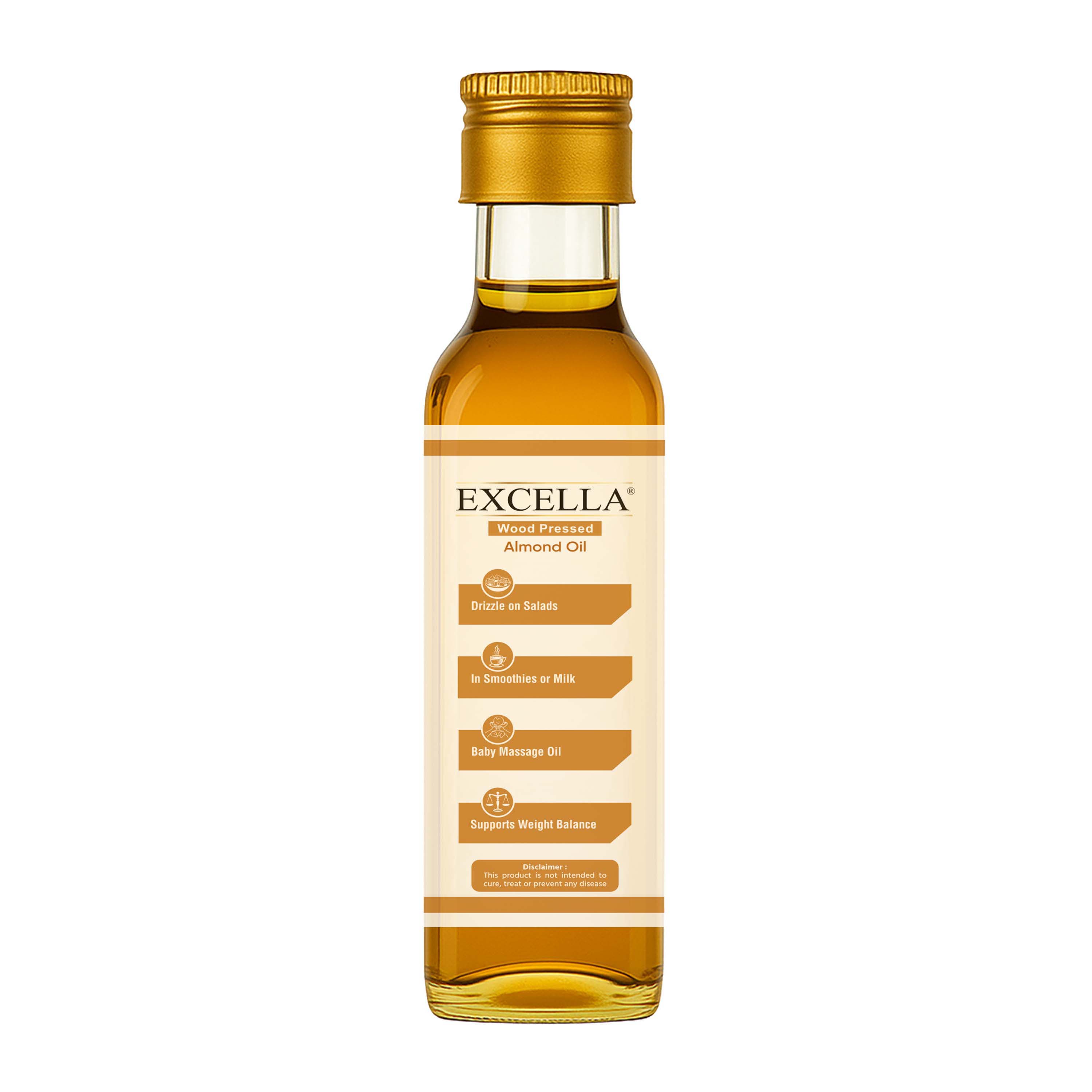 Wood Pressed Almond Oil - 100 ml