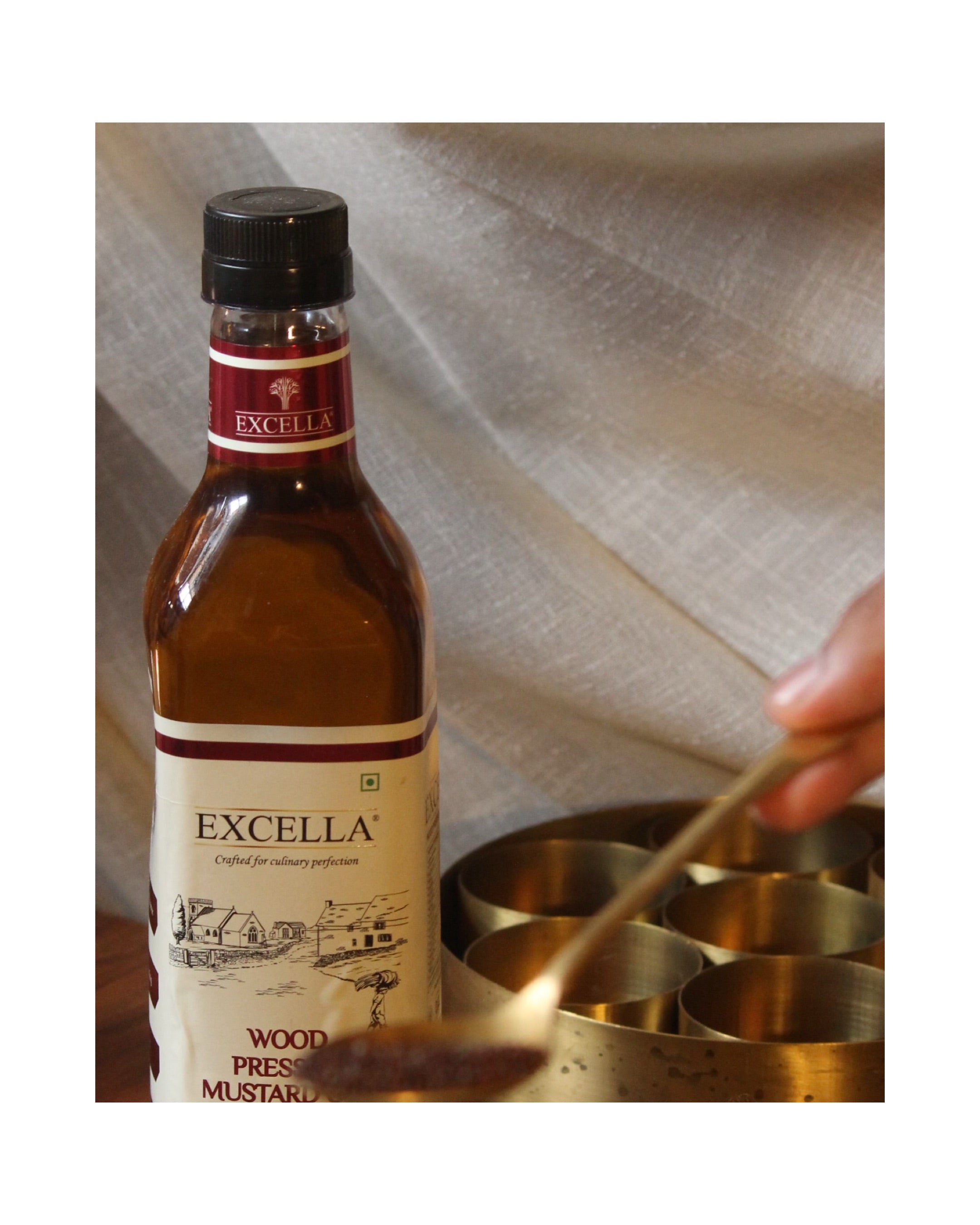 Wood Pressed Mustard Oil - 1 Litre