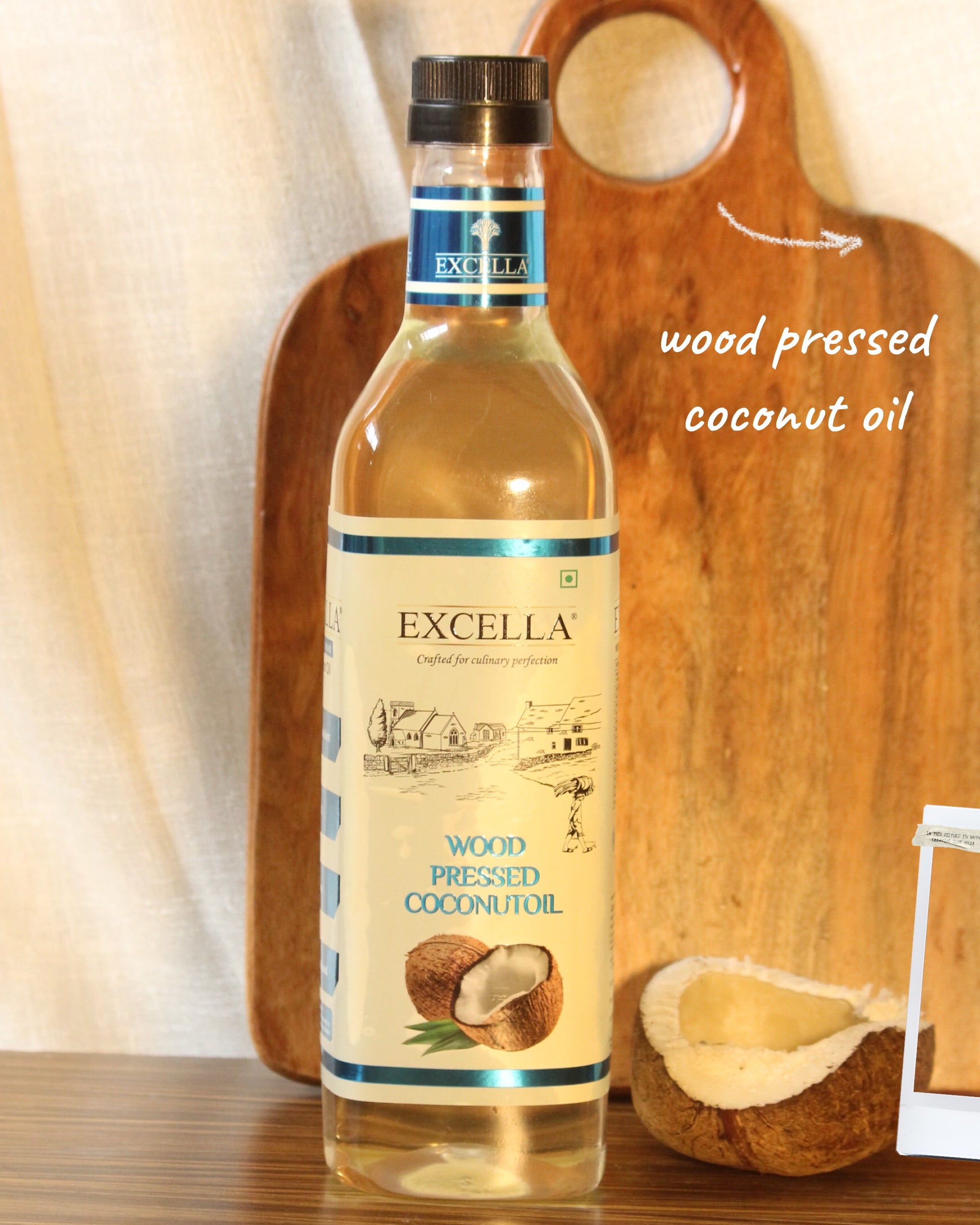 Wood Pressed Coconut Oil - 1 Litre