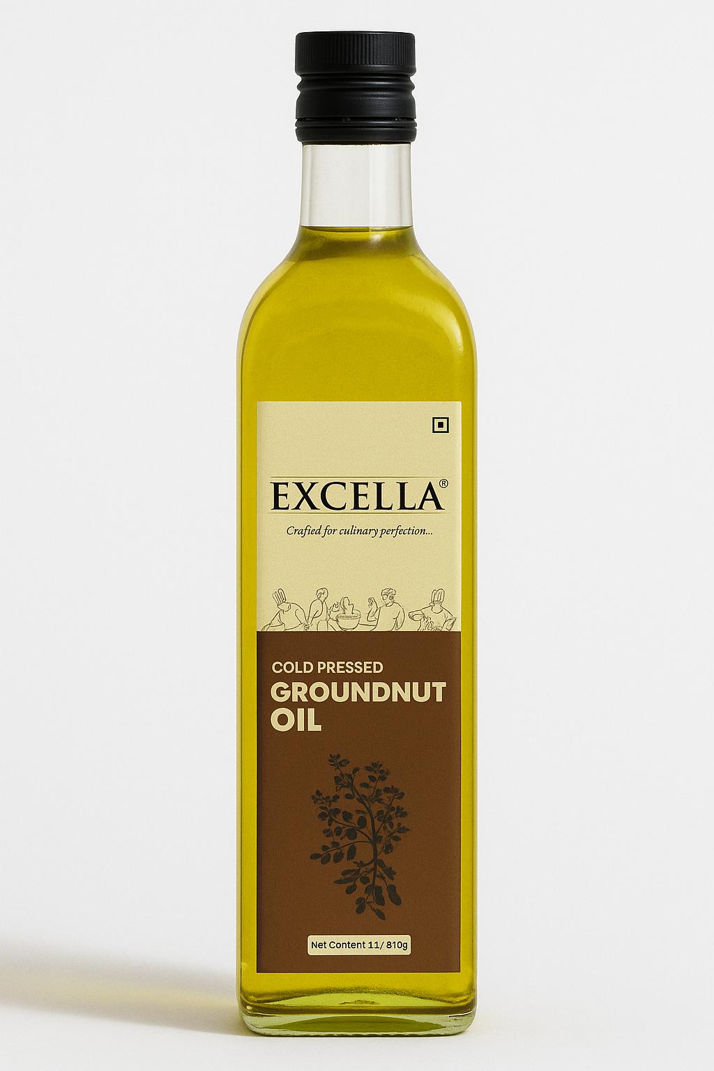 Cold Pressed Groundnut Oil - 1 Litre