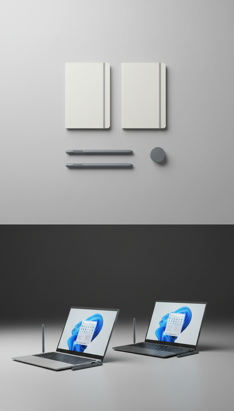 Matte-Finish Stylus And Stationery Set