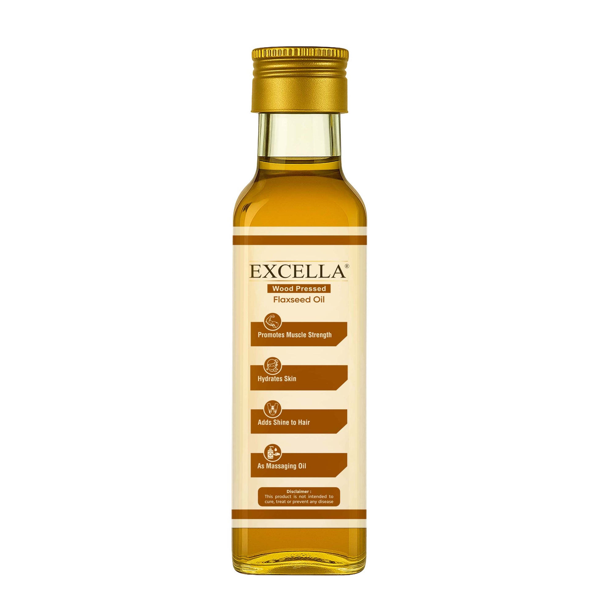 WOOD PRESSED FLAXSEED OIL