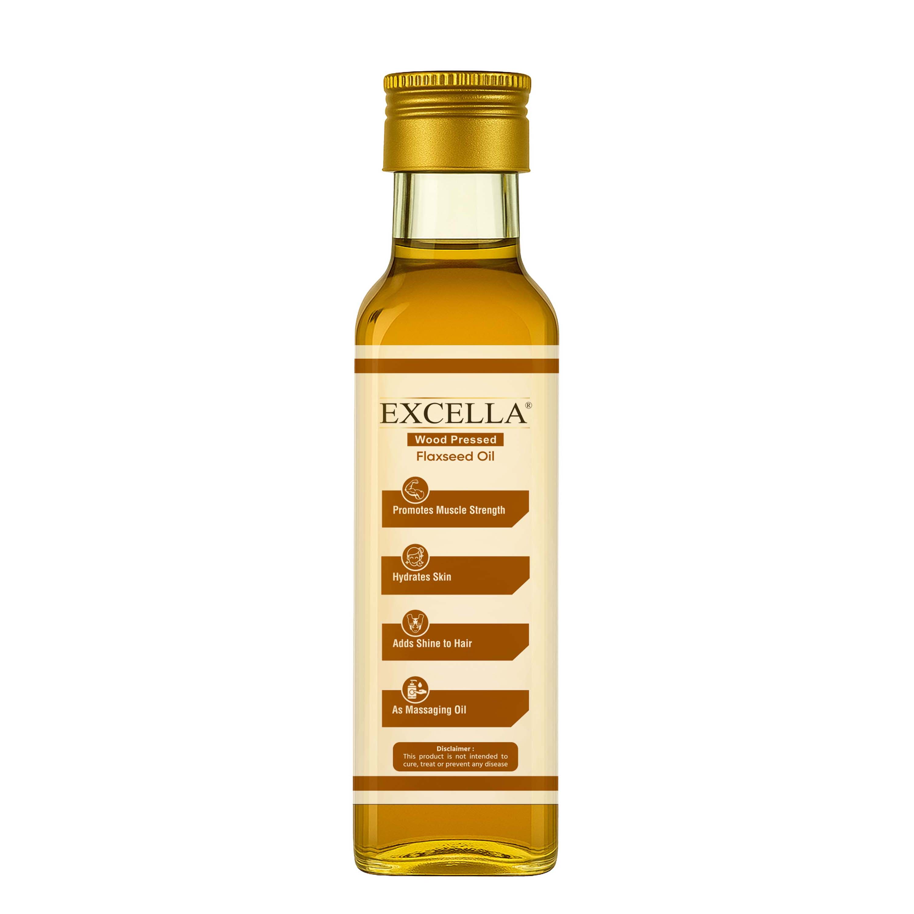 WOOD PRESSED FLAXSEED OIL - 100 ml