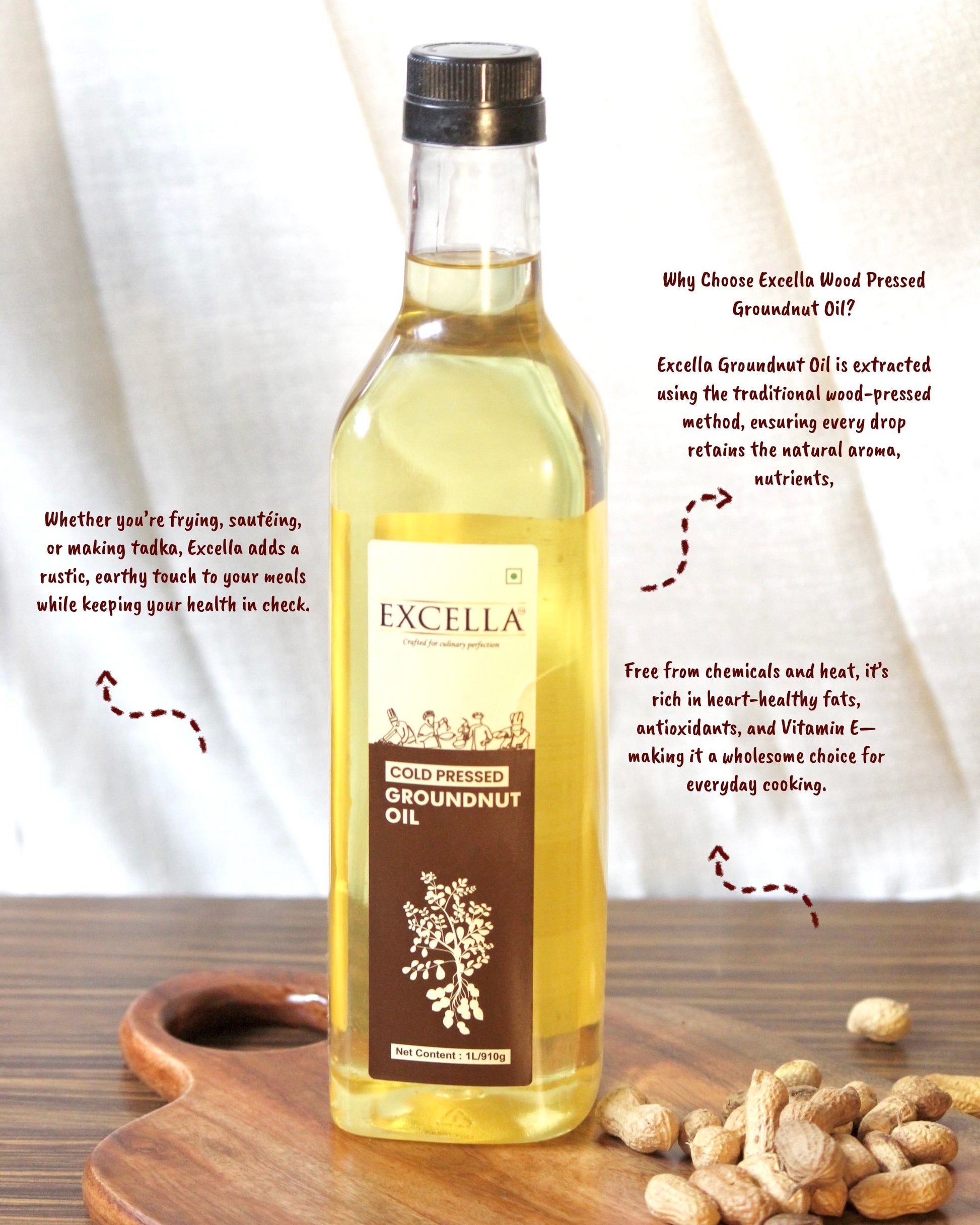 Cold Pressed Groundnut Oil