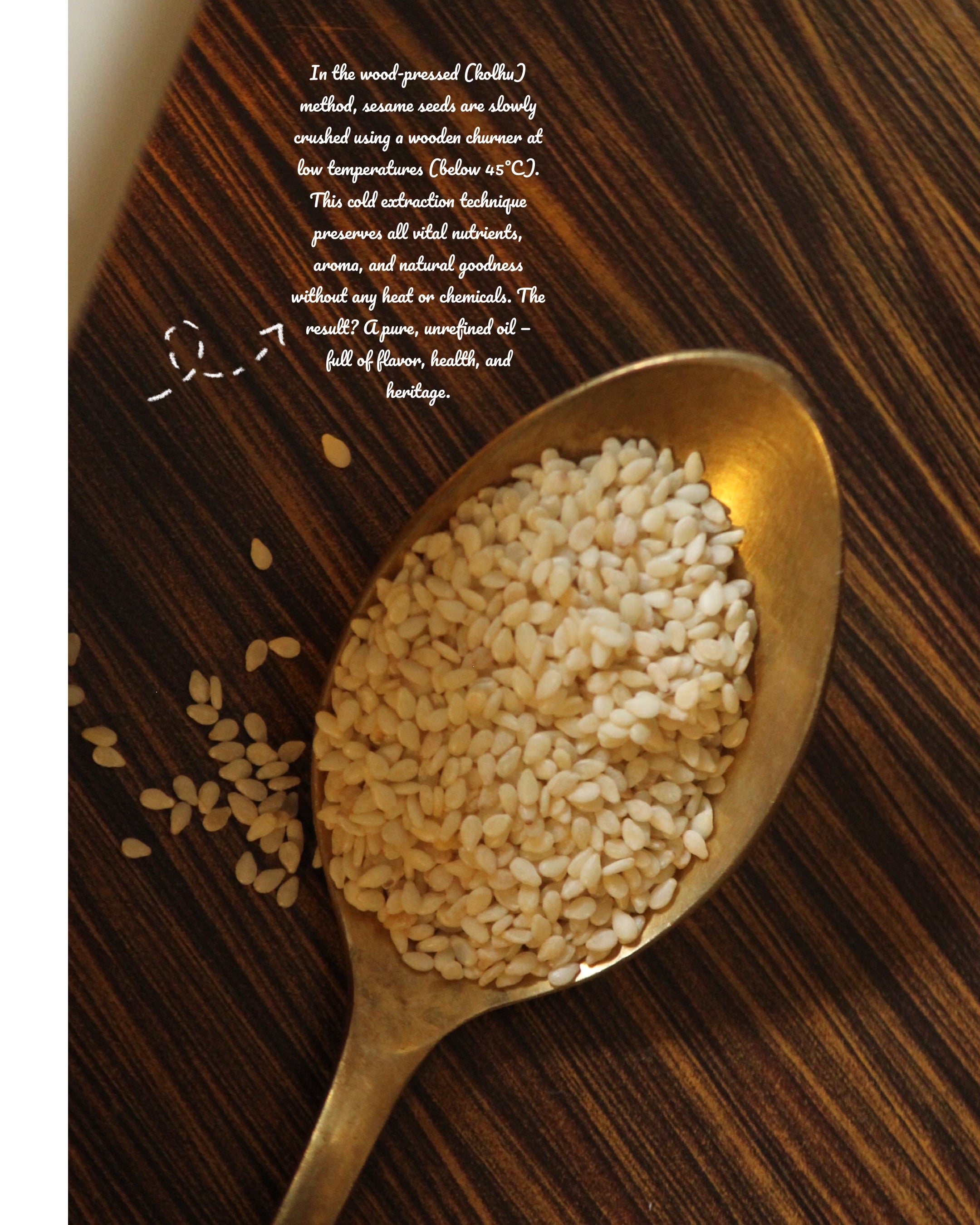 Wood Pressed Sesame Oil - 1 Litre