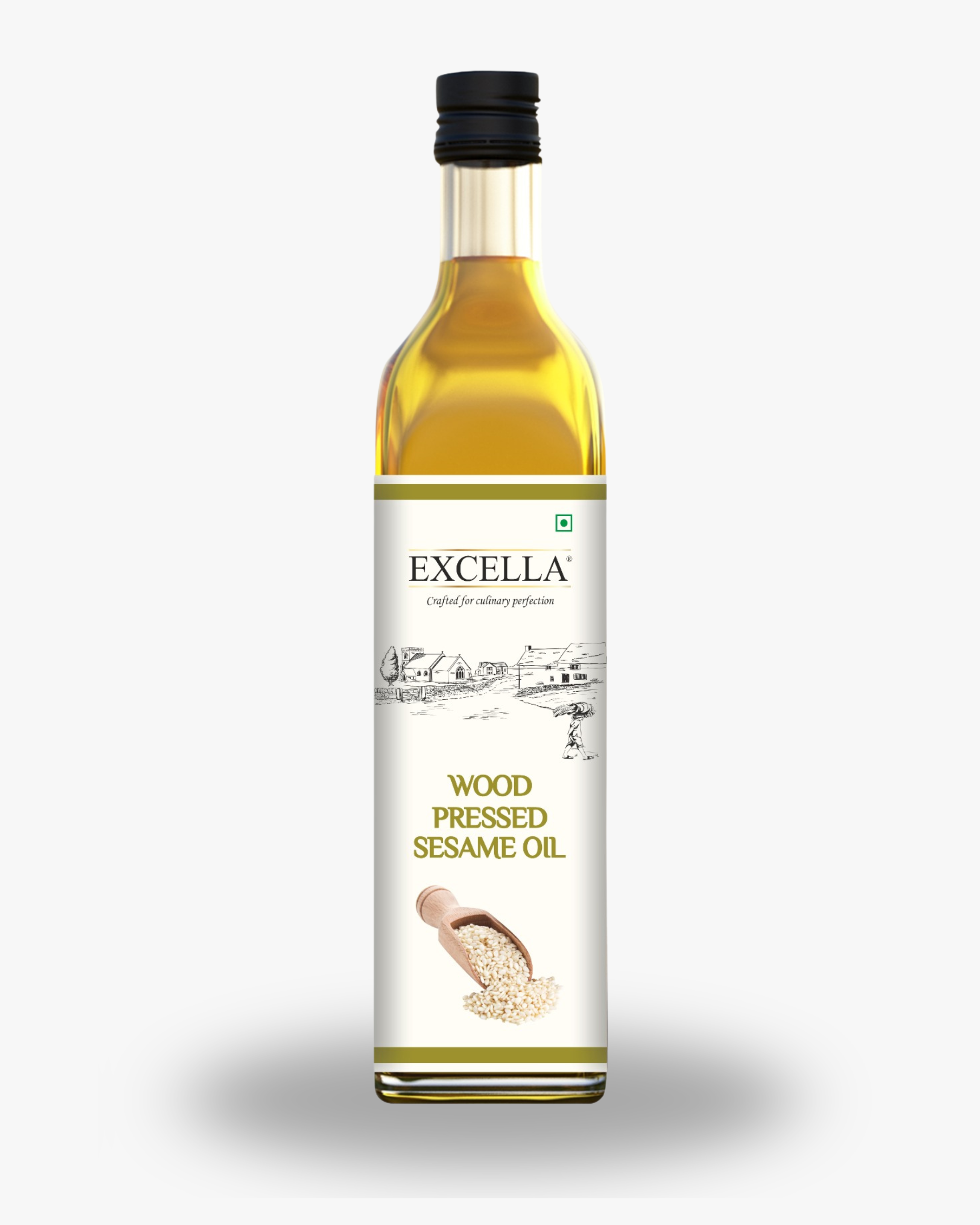 Wood Pressed Sesame Oil - 1 Litre
