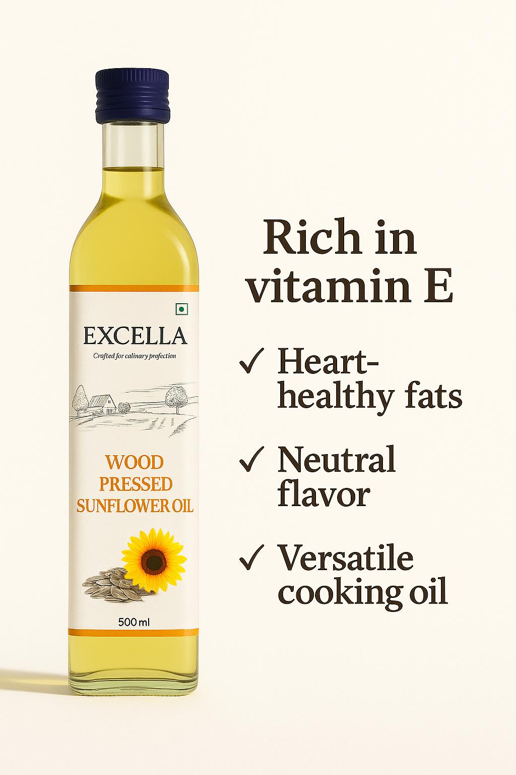 Wood Pressed Sunflower Oil