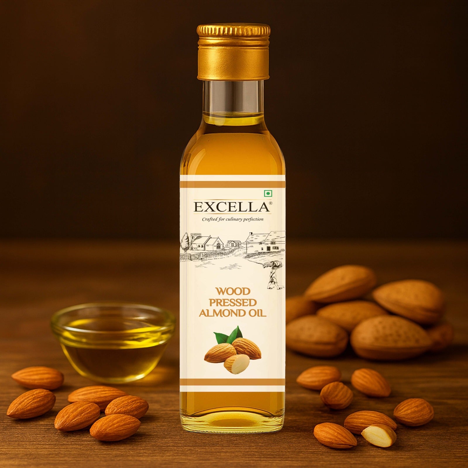 Wood Pressed Almond Oil - 100 ml